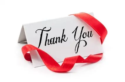 Thank you for your business!