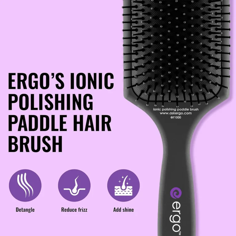 ERGO:er1000 Ionic Polishing Paddle Hair Brush - Image 4