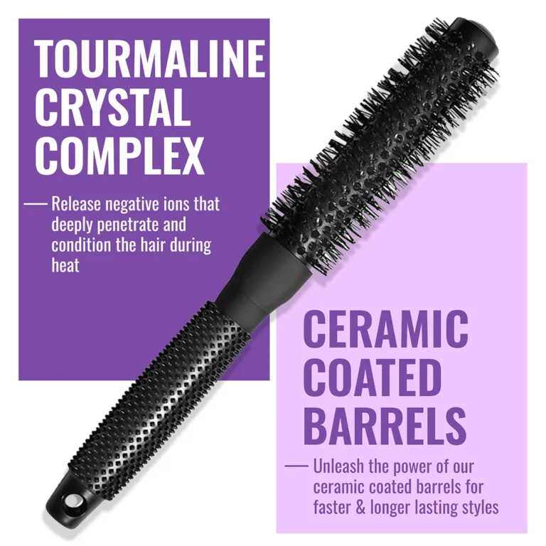 ERGO:er33 Ionic Ceramic Round Hair Brush - Image 2