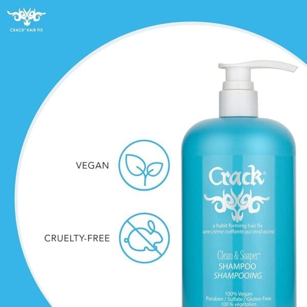 PRO LOCKS: Clean + Soaper Shampoo, Liter - Image 5