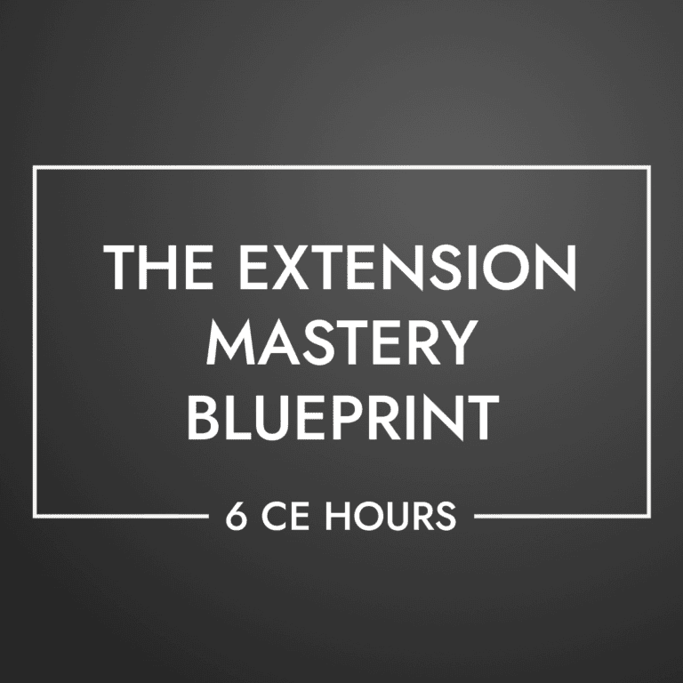 The Extension Mastery Blueprint