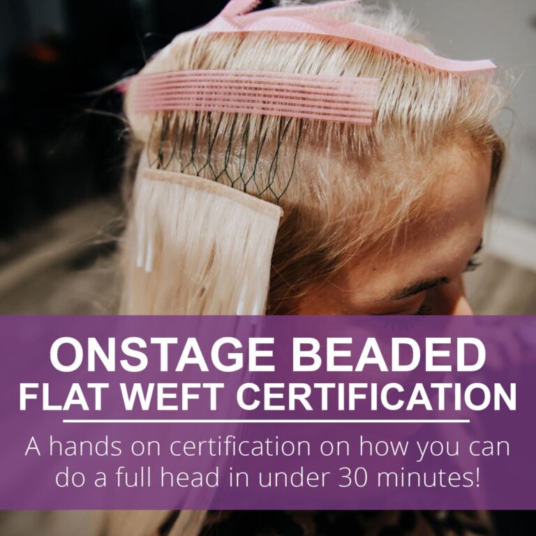 OnStage Beaded Hair Extensions Certification