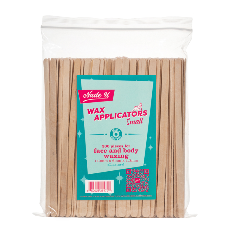 NudeU Small Wax Applicator - 200 Pack
