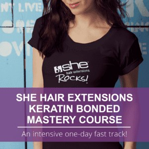 SHE Extensions Keratin Bonds Certification - Online Training