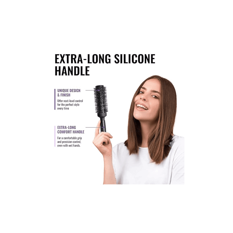 ERGO:er43 Ionic Ceramic Round Hair Brush - Image 5