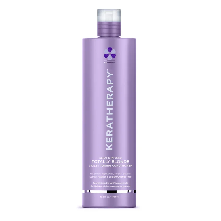 KERATHERAPY:Totally Blonde Violet Toning Conditioner Liter
