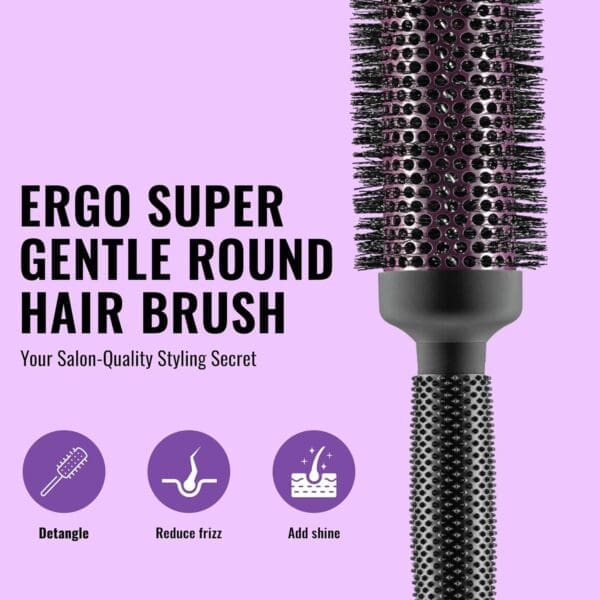 ERGO:erg53 Super Gentle Round Hair Brush - Image 2