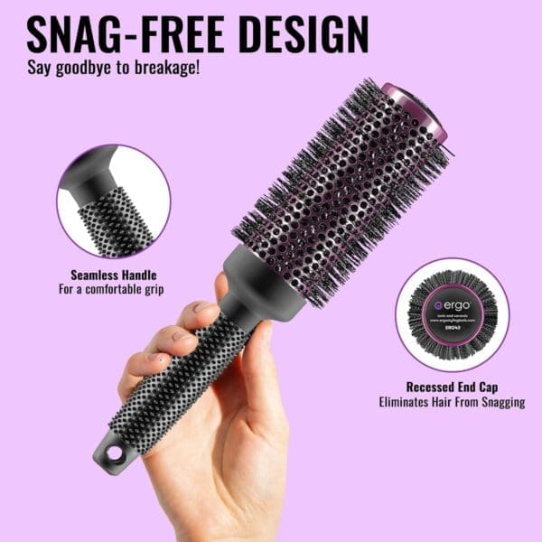 ERGO:erg53 Super Gentle Round Hair Brush - Image 5