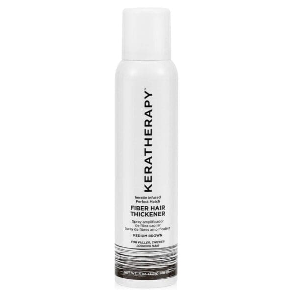 KERATHERAPY:Fiber Hair Thickener | Medium Brown